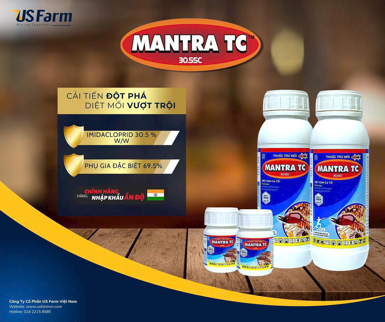 Thuốc Diệt Mối MANTRA TC 30.5 SC - 1 lít