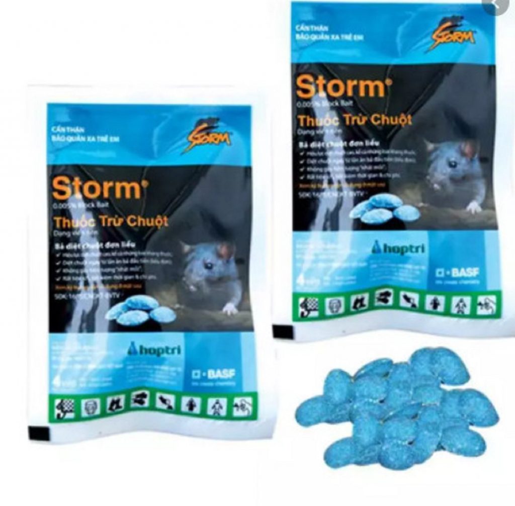 Chế phẩm trừ chuột Storm (Loại 20 Viên/Gói)