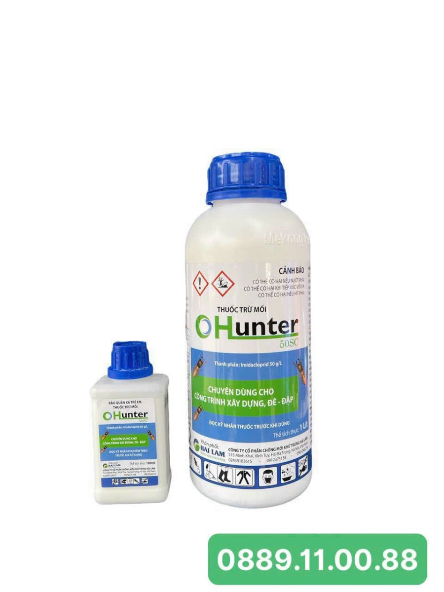 Thuốc trừ mối Hunter 50SC chai 1000ml