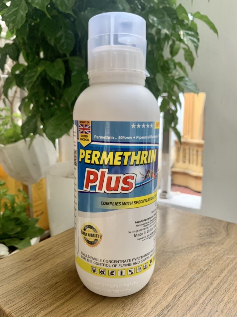 Permethrin plus nhập khẩu Vương Quốc Anh- chai 1 lít