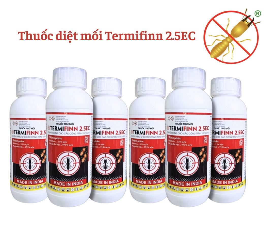 Thuốc trừ mối Termifinn 2.5EC 1 lít – Thuốc diệt mối công trình xây dựng