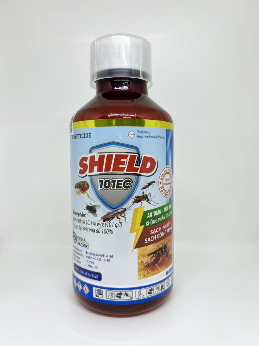 SHIELD 101EC – Thuốc diệt muỗi, côn trùng đến từ Nhật Bản chai 1 Lít